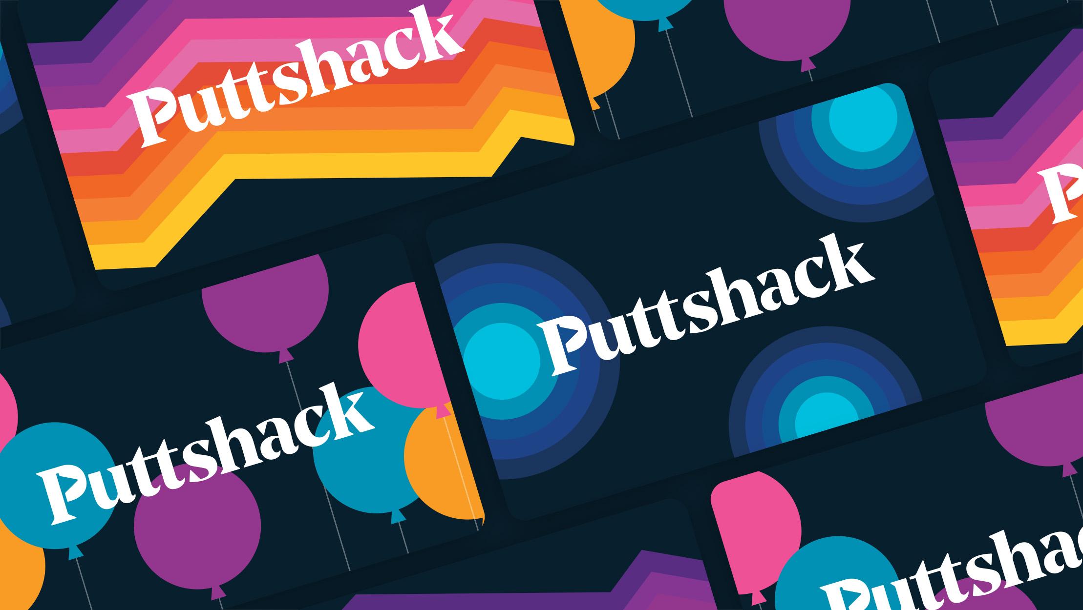 Puttshack gift card designs